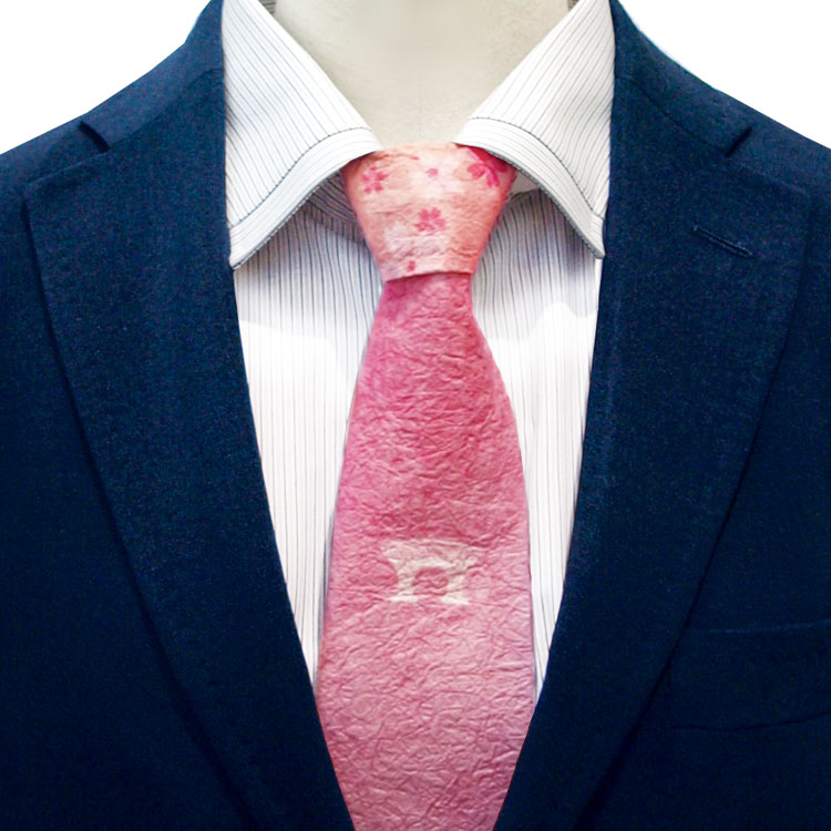 金沢希少伝統工芸「二俣和紙」を使用した和紙ネクタイ